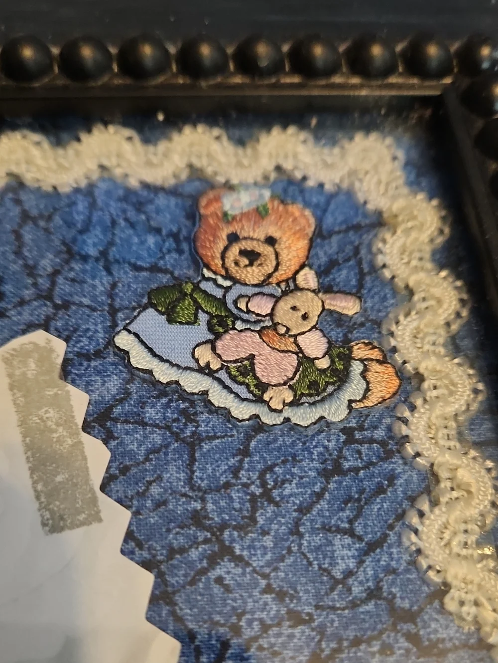 Lovely Lets Be Teddy Bear Saying Wall Hanging Picture